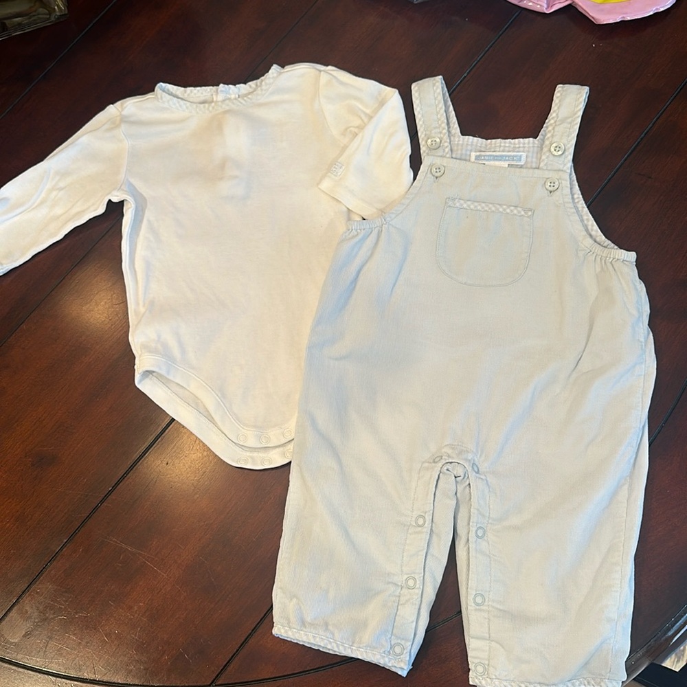 Janie and Jack Overalls Outfit